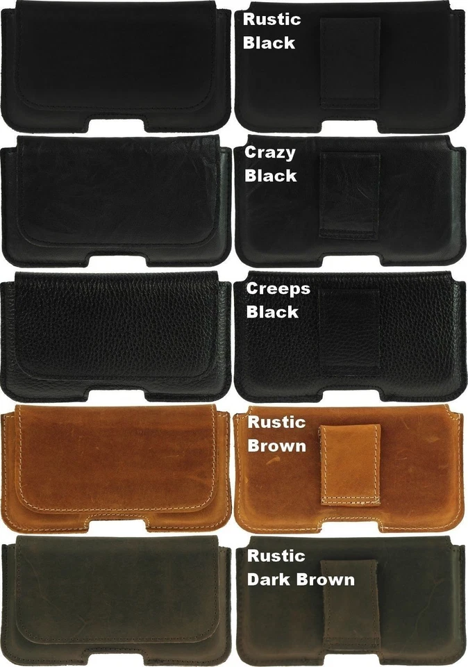 RICARDSSON CLASSIC WAIST POUCH MADE OF GENUINE LEATHER CASE COVER FOR IPHONE - Image 2 of 4