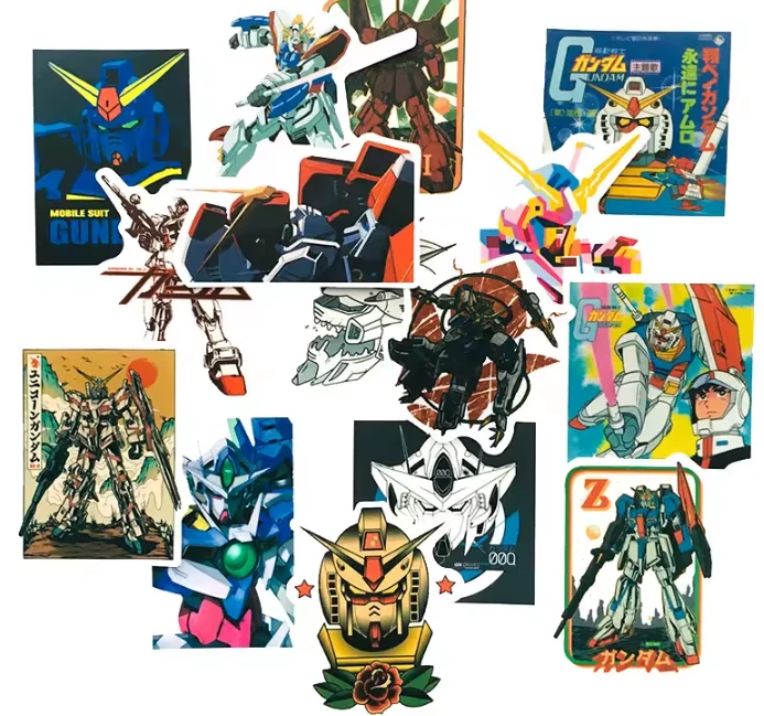 50pc Gundam Sticker Pack - Image 4 of 4