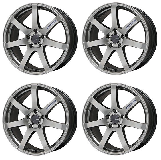 Set of 4 ENKEI Genuine PF07 17x7.0 +48 5x114.3 DS from Japan Set of 4 ENKEI Genuine PF07 17x7.0 +48 5x114.3 DS from Japan
