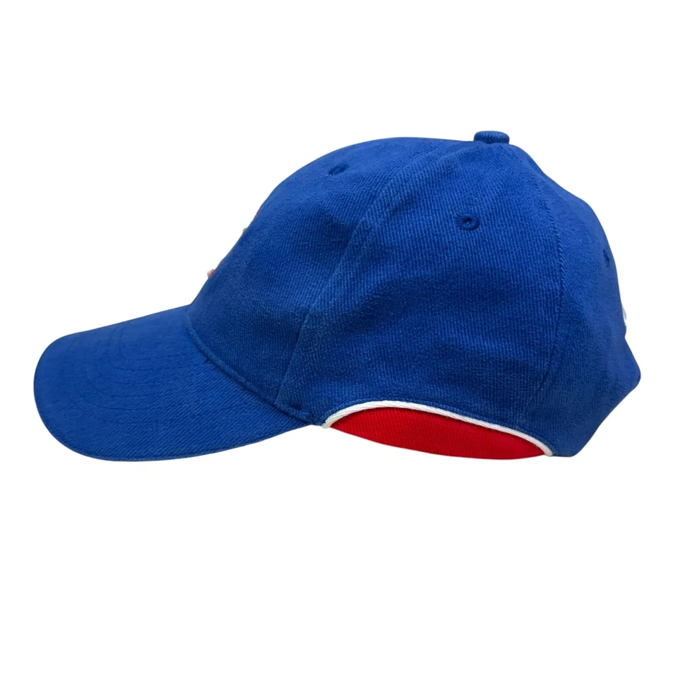 Gorra de béisbol Chicago Cubs sombrero alcantarillas espalda logotipo ajustable con correa para hombres azul OS Foto 4 de 4