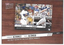 2020 Topps Series 2 Baseball Best of Topps Now Alvarez Astros/Alonso Mets