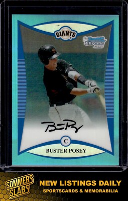 ぼんポル 2013 Bowman Platinum #BDPP128 Buster Posey Blue Sapphire Reprint