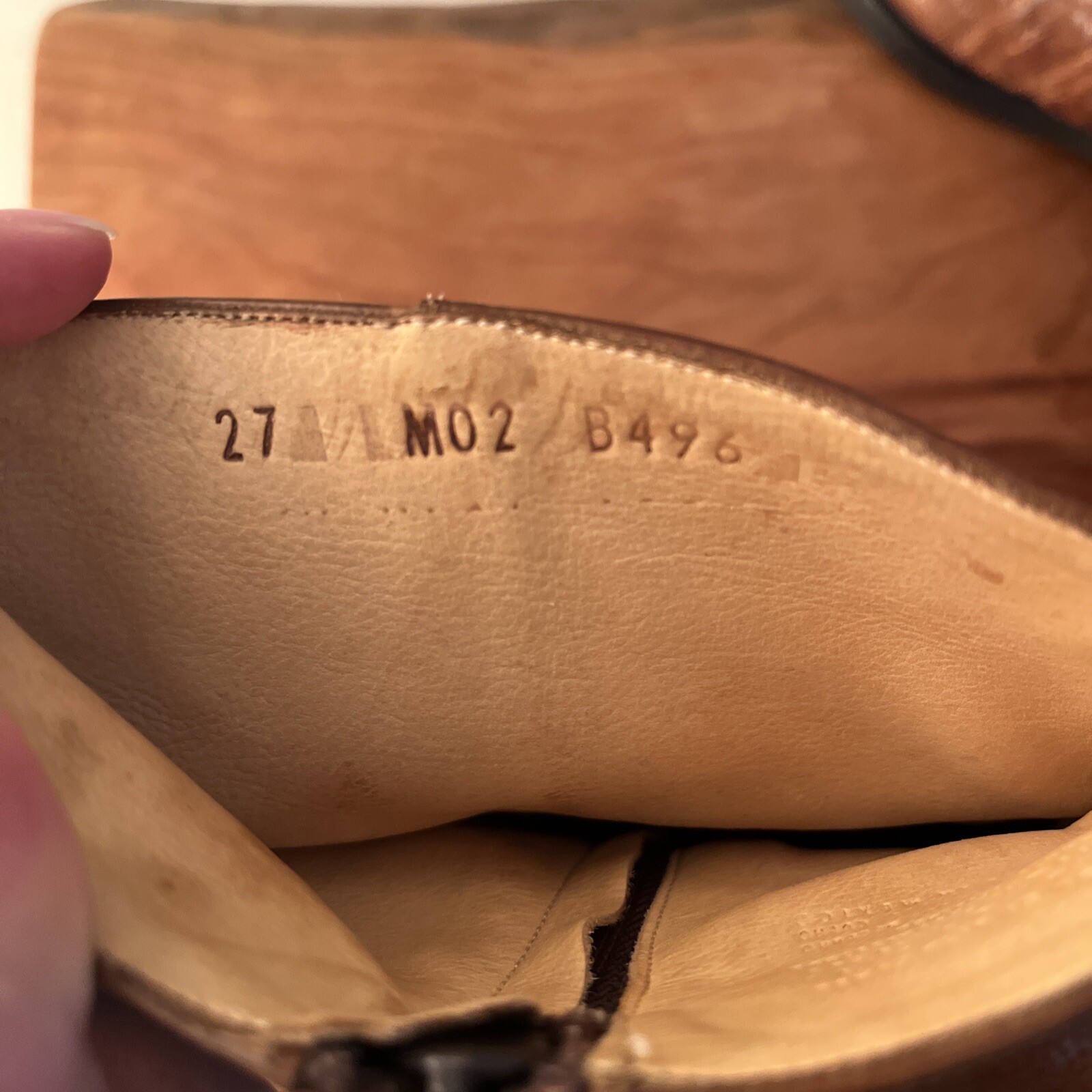 CUADRA Python Leather Womens Ankle Boot Size 27 M… - image 6