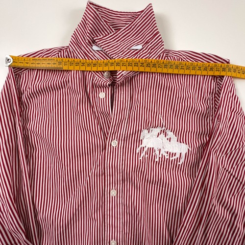 Camicia Ralph Lauren a righe rosse e bianche - Taglia M donna - Foto 7 di 10