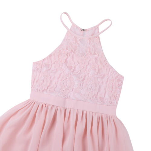 Flower Lace Girls Princess Dress Kids Party Wedding Pageant Formal Gown Dresses - Picture 46 of 69