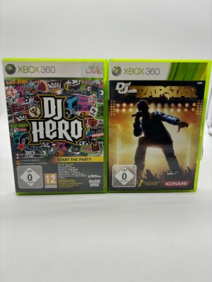 Microsoft Xbox 360 DJ Hero/ Def Jam Rapstar in OVP