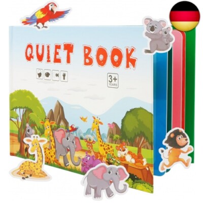 Quiet Book, Educational Toy Book, Ruhiges Buch Montessori for Toddlers,
