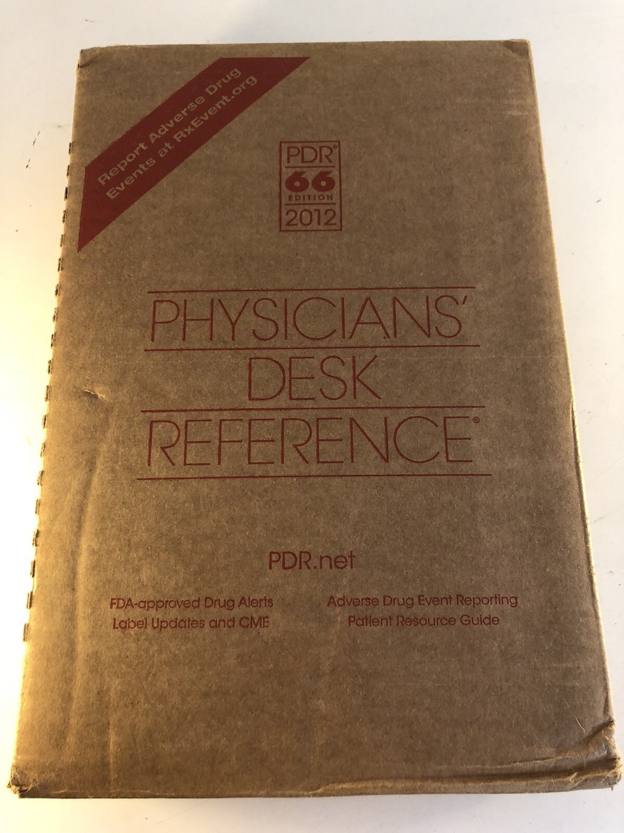 NIB/SEALED Physicians' Desk Reference (PDR) 66th Edition 2012