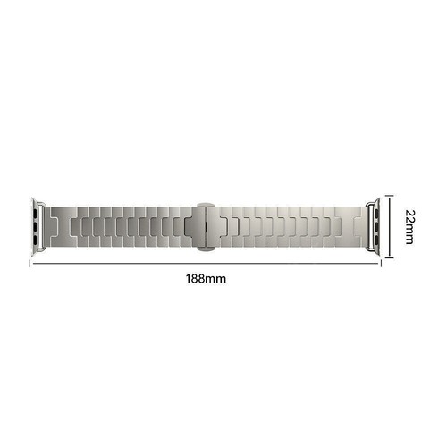 Für Apple Watch Ultra Series 10 9 8 7 6 5 4 40/42/45/49mm Titan Metall Armband - Picture 19 of 26