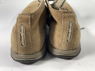 Eddie Bauer Suede Chukka Boots Men Size 9 Beige Leather Lace  display picture 1