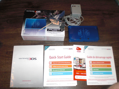 Nintendo 3DS Fire Emblem Awakening Limited Ed Blue System Console