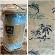 NOS Pottery Barn Kids "MARLIN" twin duvet cover / in package / unused
