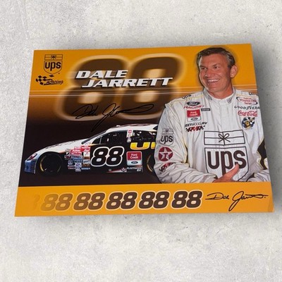 Dale Jarrett VINTAGE signed photo UPS #88 2001 WINSTON CUP SERIES HOFer CHAMPION