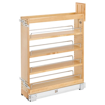 Rev-A-Shelf 6'' Pullout Kitchen Cabinet Organizer Soft-close 448-BCSC-5C, New S7