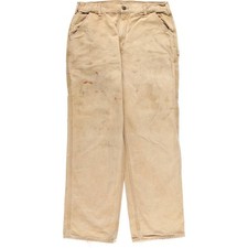 Used Carhartt Original Dungaree Fit Duck Painter Pants Men's Size W34