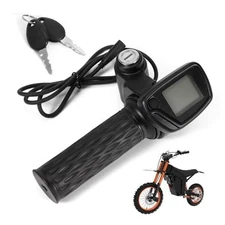  48V Throttle Dashboard LCD Display with Speedometer & 2 Keys Fit for Tuttio 