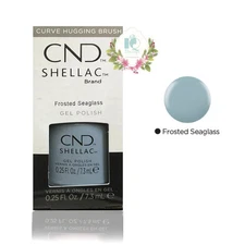 CND Shellac UV Gel Polish 0.25 oz NIB Frosted Seaglass