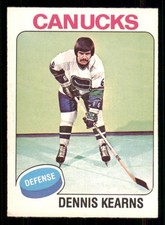 1975-76 O-Pee-Chee #188 Dennis Kearns