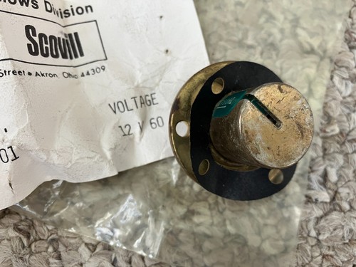 SCHRADER BELLOWS F0621001 END CAP - NEVER USED- VINTAGE - Picture 2 of 4