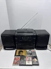 Vintage 1998 JVC PC-X106 CD System Player FM AM Dual Cassette Tested Works Clean