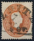 AUSTRIA 1861 10kr, CENTERED! Zditz (B) Mü:72P! Beautiful, Attractive!