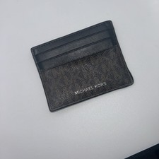 MICHAEL KORS COOPER LOGO TALL CARD CASE Brown tones