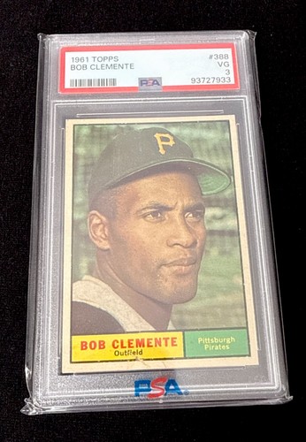 Bob Clemente #388 1961 Topps card