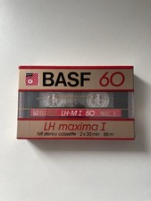 1x Basf LH Maxima I 60 - Audio Kassette -  Tape - OVP - New! - Top 1A