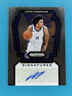 2024 Panini Prizm Draft Picks - Signatures #S-JCM  Justin Champagne