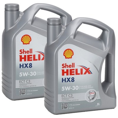 10L 10 Liter SHELL HELIX HX8 5W30 ECT C3 Motoröl Öl BMW LL-04 MB 229.31/51