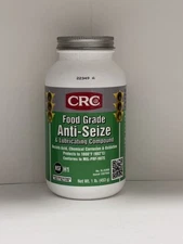 CRC SL35905 Food Grade Anti-Seize, H1 Food Grade, 16 Oz Brush-Top Can, White