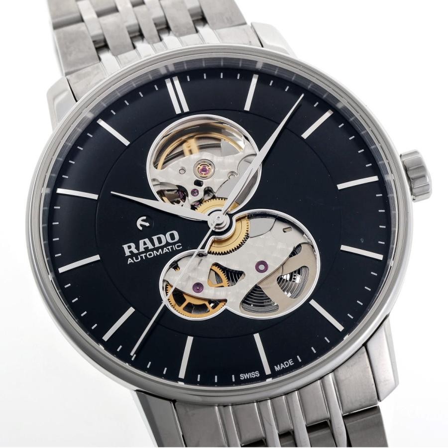RADO Coupole Classic Open Heart R22894153 Automatik schwarzes Zifferblatt  SS - Main Image
