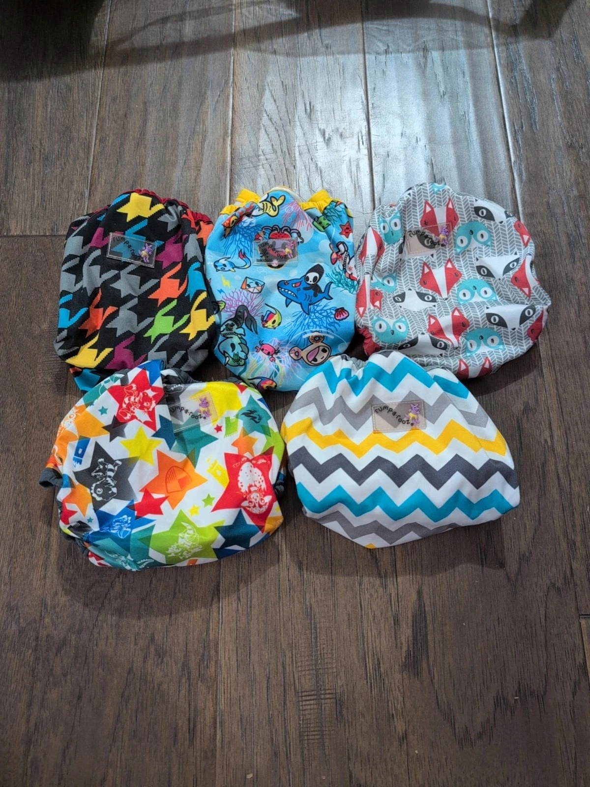 Lot Of 5 Rumparooz Newborn Cloth Diaper Covers