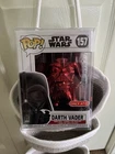 Funko POP! Star Wars: Darth Vader (Red Chrome) #157 Target Exclusive W/Protector