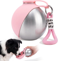 Hundetrinkflasche Edelstahl 285Ml, Auslaufsichere Hunde Wasserflasche | Trinkfla