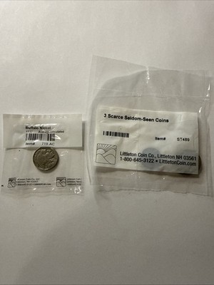 Littleton Sealed Obsolete Coin Lot Buffalo V Nickel Indian Cent CC7