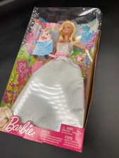 Abito da sposa Barbie Sposa X9444 2012 nuovo con scatola Mattel biondo con bouqu