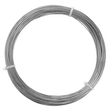 Photo Frame Picture Hanging Wire (135 Feet), Stainless Braided Steel Rope Sup...
