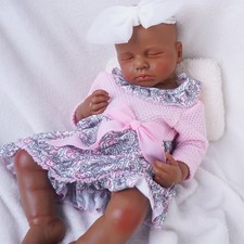 18.5'' Reborn doll silicone girl doll handmade crafts children's toys gifts