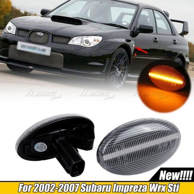 LED Side Marker Indicator Light Lamp For Subaru Impreza WRX STI Forester Liberty