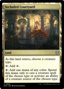 Secluded Courtyard - Commander: Lorwyn Eclipsed #62 Uncommon