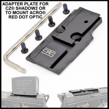 TSA® CZ® Shadow 2 OR Mount Plate – For ACRO® Optics Aimpoint® ACRO P-1 P-2 MPS