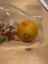 RARE puni Maru Squishy Mini Orange Cell Phone Jack