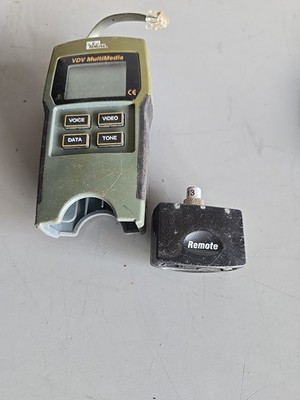 IDEAL VDV MultiMedia Voice, Data, Video, Cable Tester w/ Remote #33-856