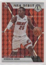 2019-20 Panini Mosaic NBA Debut Choice Fusion Red Prizm 56/88 Kendrick Nunn pe8