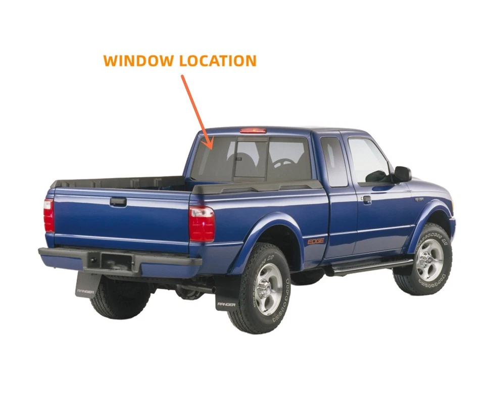 Back Sliding Window Rear Slider Glass For Ford Ranger Mazda B-Series Pickup - Image 4 of 4