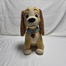 Disney Store Lady And The Tramp Plush Stuffed Animal Disneyana Collectible 13"