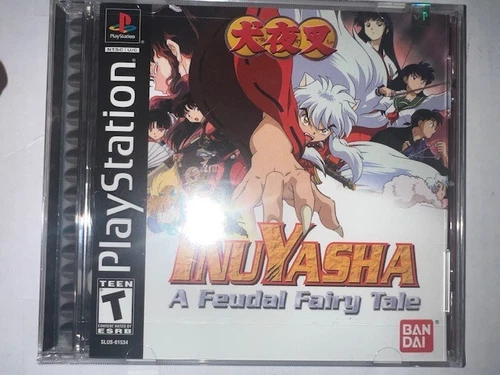 Inuyasha A Feudal Fairy Tale for Playstation 1. New/sealed, UPC is hole punched