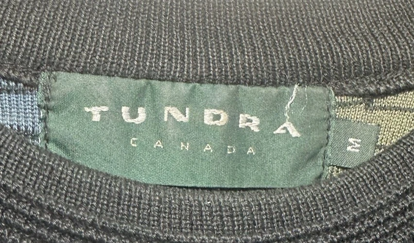 Jersey vintage de Tundra Coogi estilo Coogi 3D para hombres, talla 90 M Canadá azul negro Foto 3 de 4