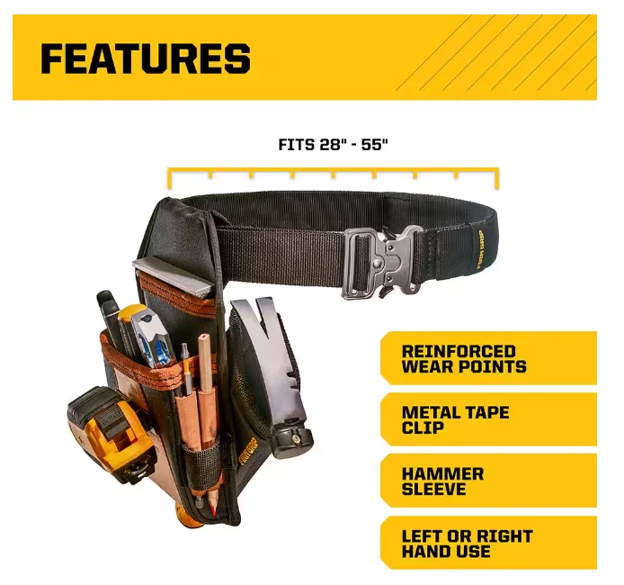 FIRM GRIP Build-A-Rig Everyday Belt Kit Includes Utility Pouch and Hammer Sleeve - Image 2 of 4